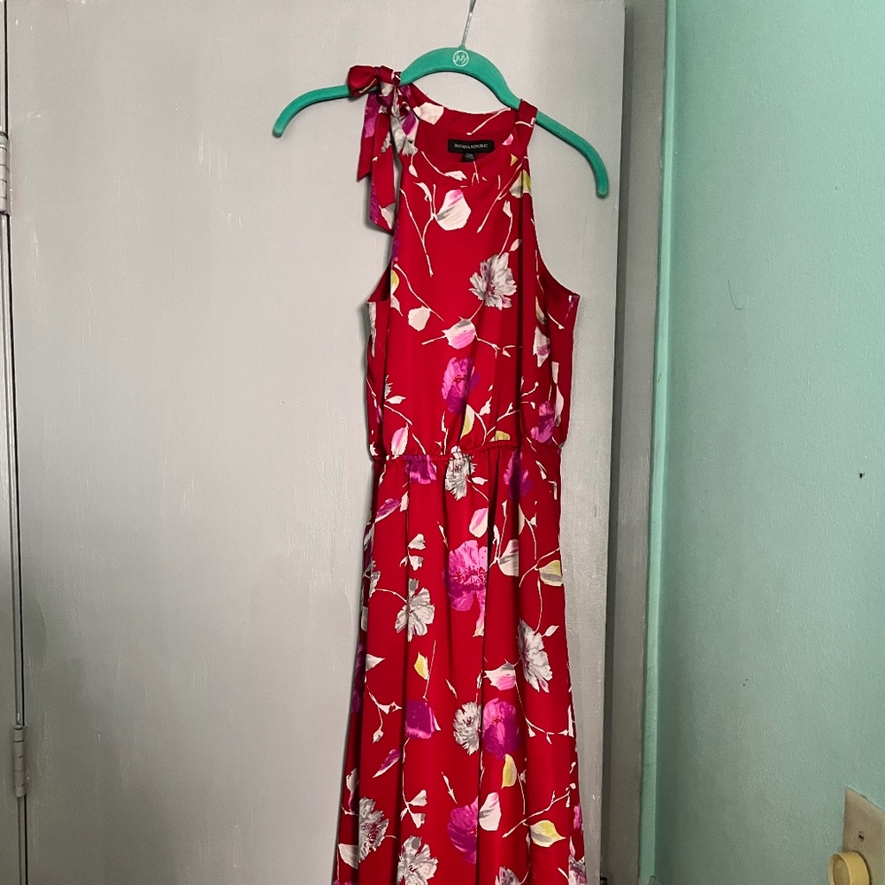 Banana Republic red dress